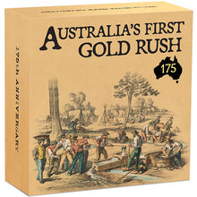 2026 $1 Australia's First Gold Rush Gilded 1oz Silver Proof Coin