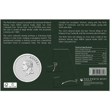 2026 $1 Brisbane Money Expo Koala Coloured 1oz Silver Coin