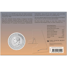 2026 $1 Sundowner Red Kangaroo Coloured 1oz Silver Coin in Card
