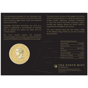 2026 $1 Citizenship BU Coin in Card