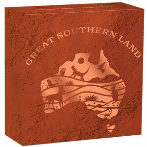 2025 $1 Great Southern Land Snakeskin Jasper 1oz Silver Proof Coin