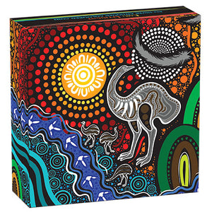 2025 $2 Emu Utingat  2oz Silver Coin