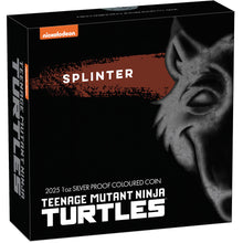 2025 Tuvalu $1 TMNT Master Splinter 1oz  Silver Proof Coin