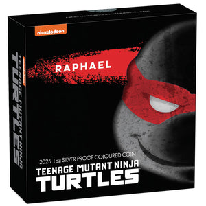 2025 Tuvalu $1 TMNT - Raphael 1oz Silver Proof Coin