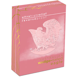 2025 $1 Wedge-tailed Eagle Ultra High Relief 1oz Rose Gold Reverse Proof Coin