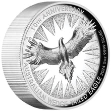 2024 $8 Wedge Tailed Eagle 10th Ann. High Relief 5oz Silver Proof Coin