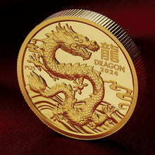 2024 $100 Year of the Dragon High Relief 1oz Gold Coin