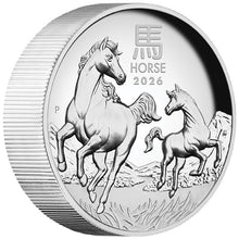 2026 $8 Year of the Horse High Relief 5oz Silver Coin