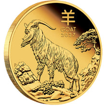 2027 $100 Year of the Goat 1oz Gold Proof Coin