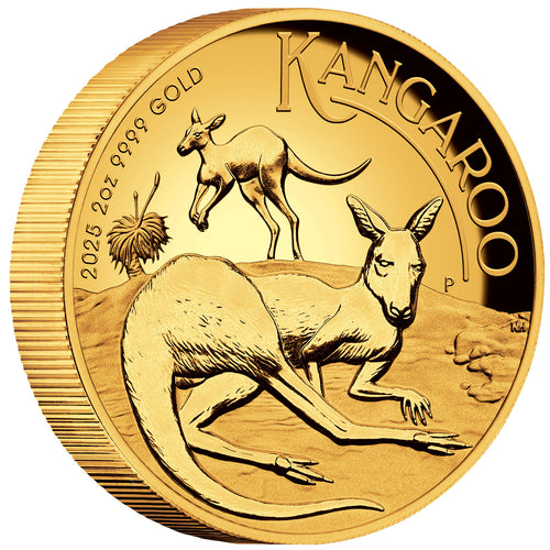 2025 $200 Kangaroo High Relief 2oz Gold Proof Coin