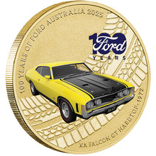 2025 $1 100yrs of Ford Australia  XA Falcon GT Hardtop Stamp & Coin Cover
