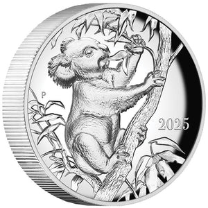 2025 $2 Koala by Beth Zaiken Ultra High Relief 2oz Silver Coin