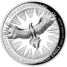 2024 $8 Wedge Tailed Eagle 10th Ann. High Relief 5oz Silver Proof Coin