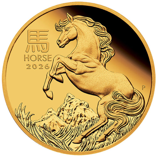 2026 $15 Year of the Horse 1/10oz Gold Proof Coin