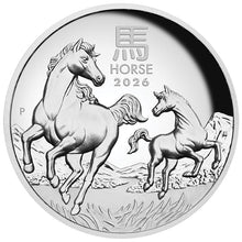 2026 $8 Year of the Horse High Relief 5oz Silver Coin