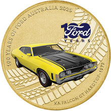 2025 $1 100yrs of Ford Australia  XA Falcon GT Hardtop Stamp & Coin Cover