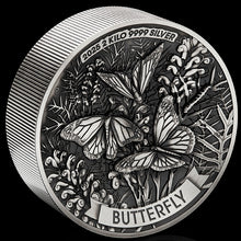 2025 $60 Butterfly Antique-Finish 2kg Silver Coin
