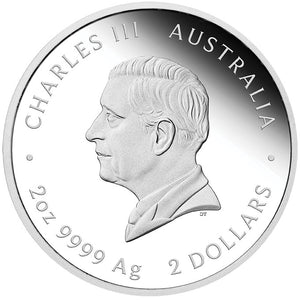 2025 $2 Koala by Beth Zaiken Ultra High Relief 2oz Silver Coin