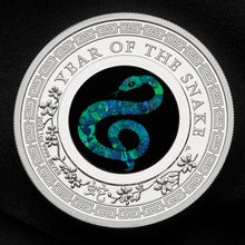 2025 $1 Black Opal Year of the Snake 1oz Silver Proof Coin