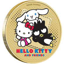 2026 Tuvalu $1 Hello Kitty, Cinnamoroll & Badtz-Maru Stamp & Coin Cover