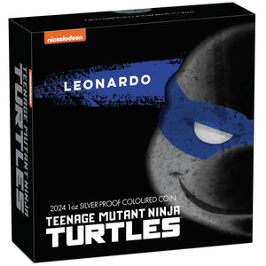 2024 Tuvalu $1 Teenage Mutant Ninja Turtle Leonardo 1oz Silver Proof Coin