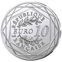 2025 France 10€ DC Comics 90th Ann: Logo Superman Colour Silver Coin