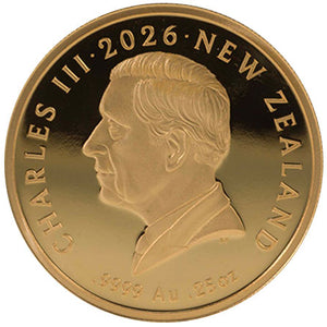2026 NZ $10 Kiwi 1/4oz Gold Proof coin