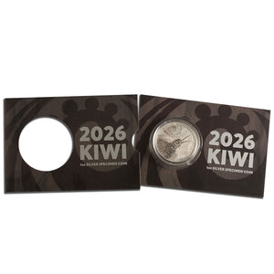 2026 NZ $1 Kiwi 1oz Silver Specimen