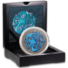 2025 NZ 50c Water Taniwha 2oz Silver Antique Coin