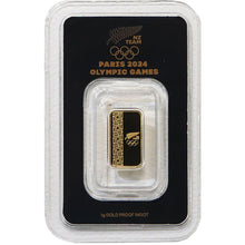 2024 NZ $1 Paris Olympic Games 1g Gold Ingot