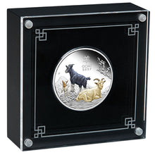 2027 $1 Year of the Goat Coloured 1oz Silver Proof Coin