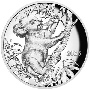 2025 $10 Koala by Beth Zaiken Ultra High Relief 10oz Silver Coin