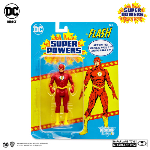 DC Super Powers - The Flash 5 Inch Action Figure (2022) DAMAGED CARD