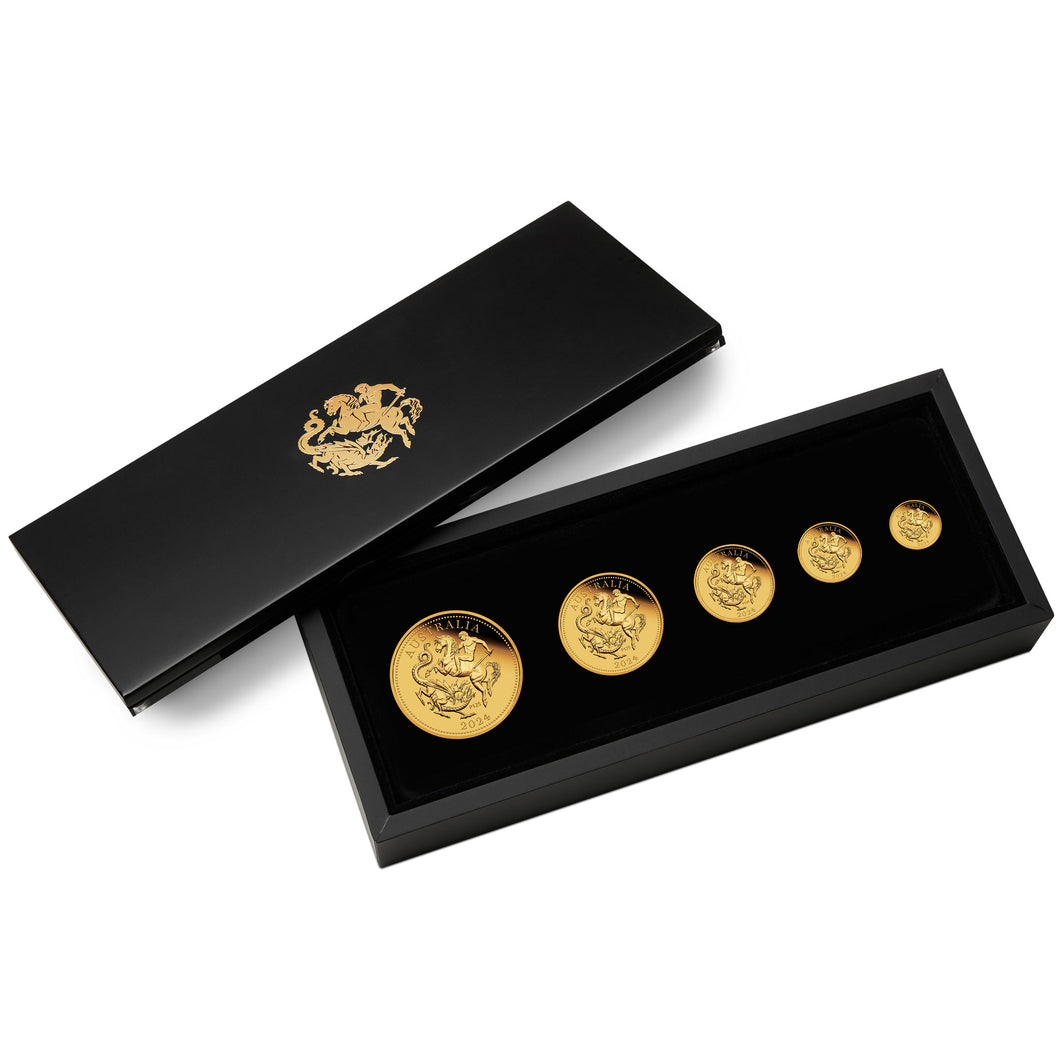 2024 Australia Sovereign Gold Proof Five-Coin Set