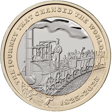 2025 UK £2 Modern Railway BU
