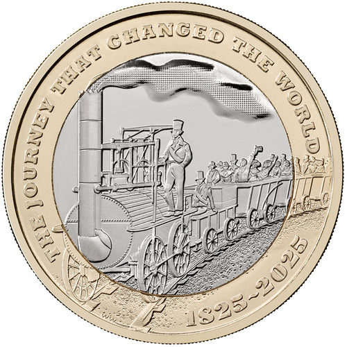 2025 UK £2 Modern Railway BU