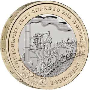 2025 UK £2 Modern Railway BU