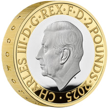 2025 UK £2 Modern Railway PIEDFORT Silver Proof Coin
