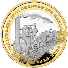 2025 UK £2 Modern Railway PIEDFORT Silver Proof Coin