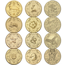 2007-2018 $1 RAM Lunar Complete Collection (12 Coins)
