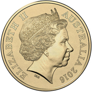 2016 $1 RAM Lunar Monkey Al-Br Coin