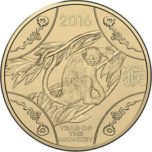 2016 $1 RAM Lunar Monkey Al-Br Coin