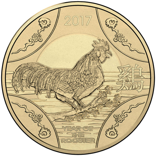 2017 $1 RAM Lunar Rooster Albr Unc