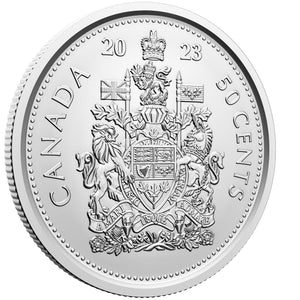 2023 Canada 50c KCIII Special Wrap Roll (25 Coins)