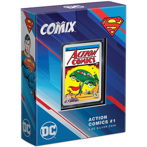 2023 Niue $5 COMIX - Action Comics #1 2oz Silver Coin