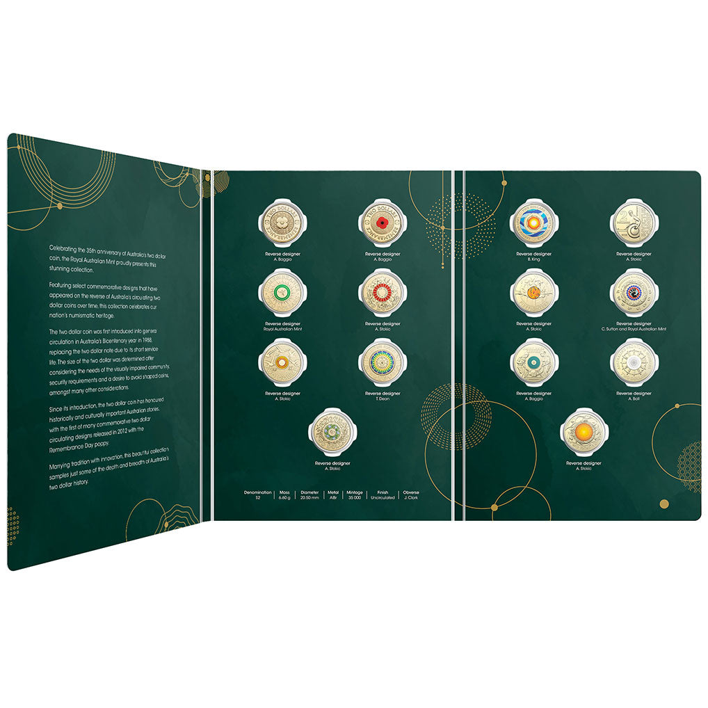 2023 $2 35th Anniversary 14-coin Set