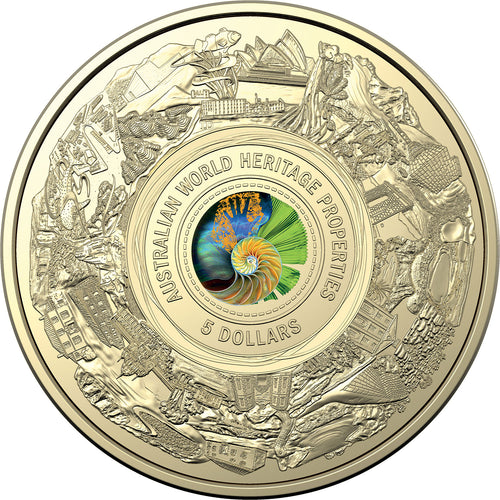 2023 $5 Australian World Heritage FrUnc