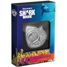 2024 Niue $5 Shark Week - Great White 2oz Silver Coin