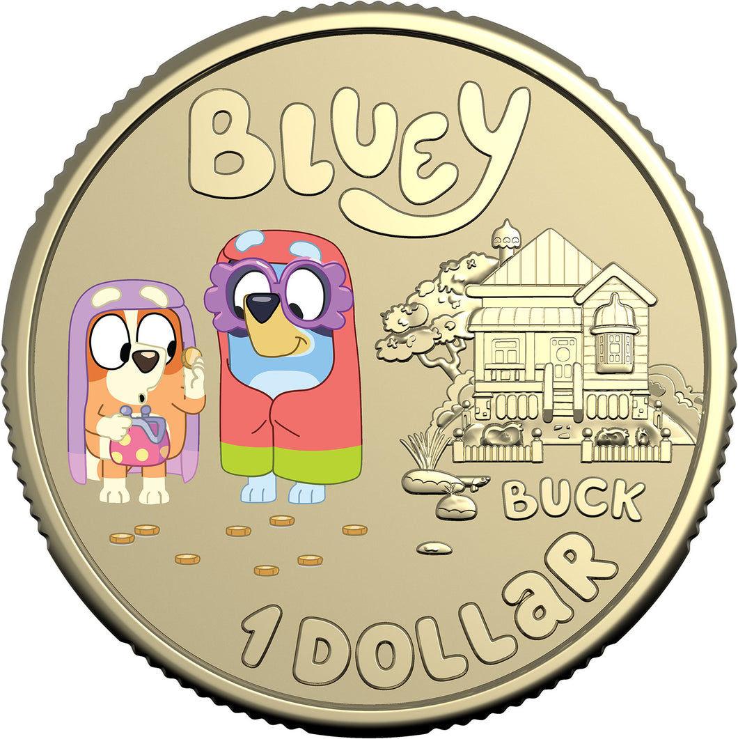 2024 $1 Bluey Dollarbucks – Grannies  Unc Coin