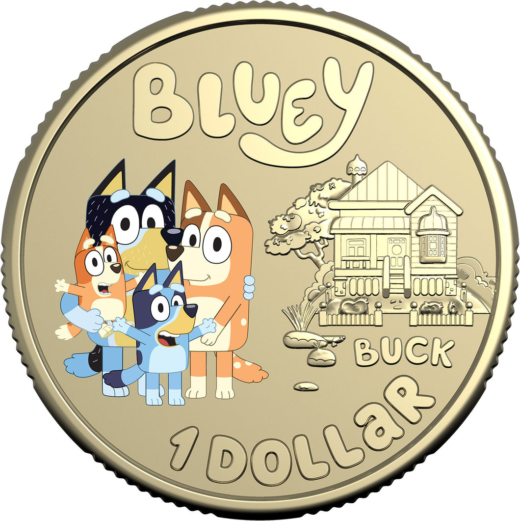 2024 $1 Bluey Dollarbucks – Heelers  Unc Coin